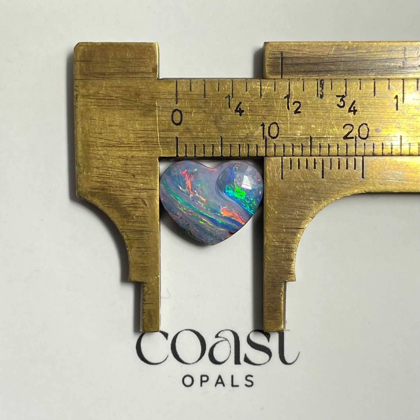 Heart - Striped boulder opal heart 3.5ct