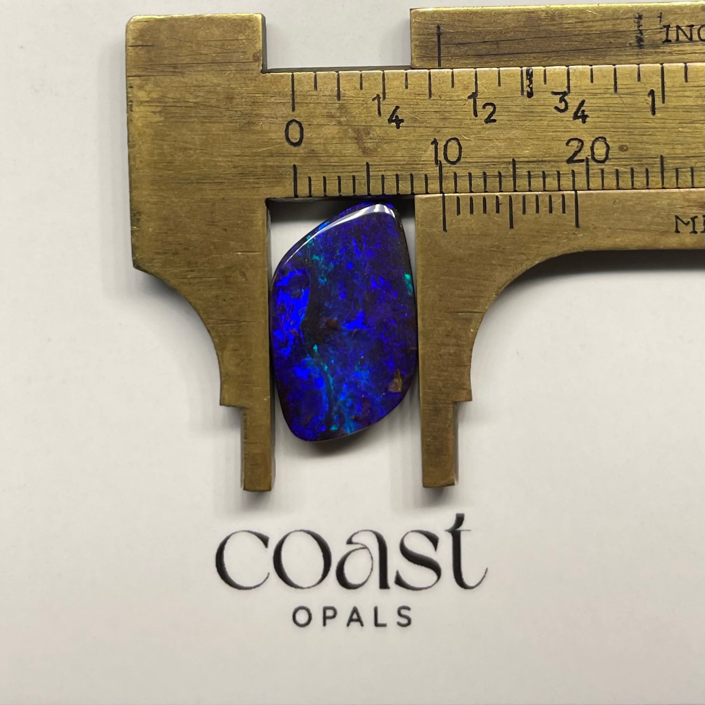 Deep blue Freeform boulder opal 5.50ct