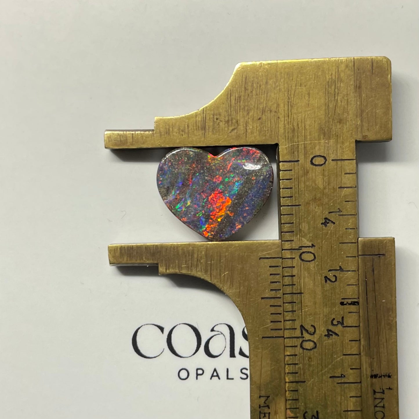 Red Heart boulder opal 4.40ct