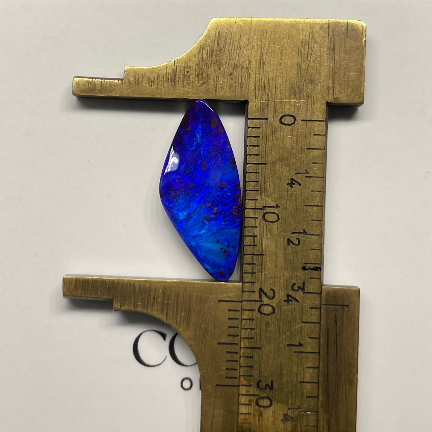 Deep blue Freeform boulder opal 5.90ct