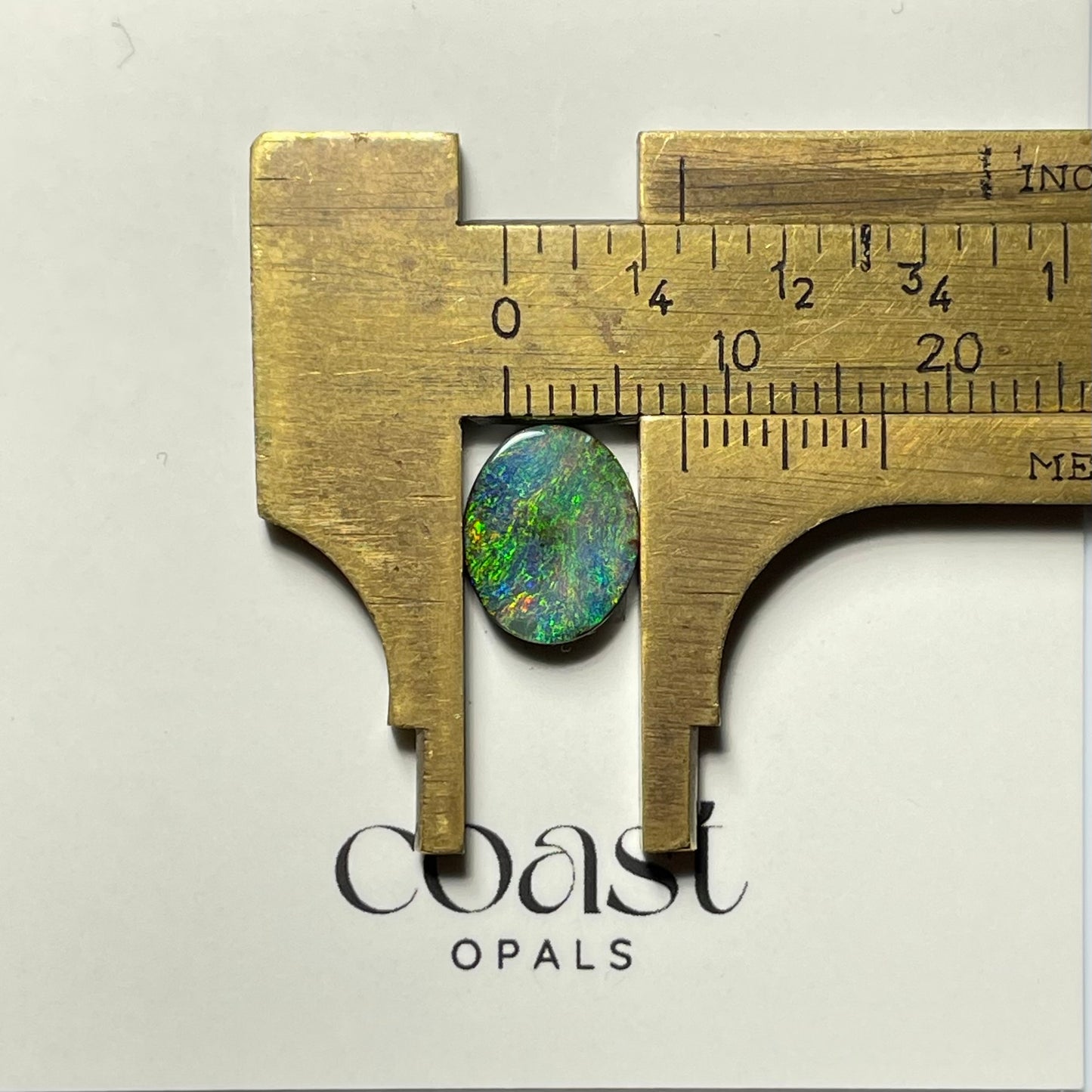 Calibrated - aqua boulder opal 2.1ct