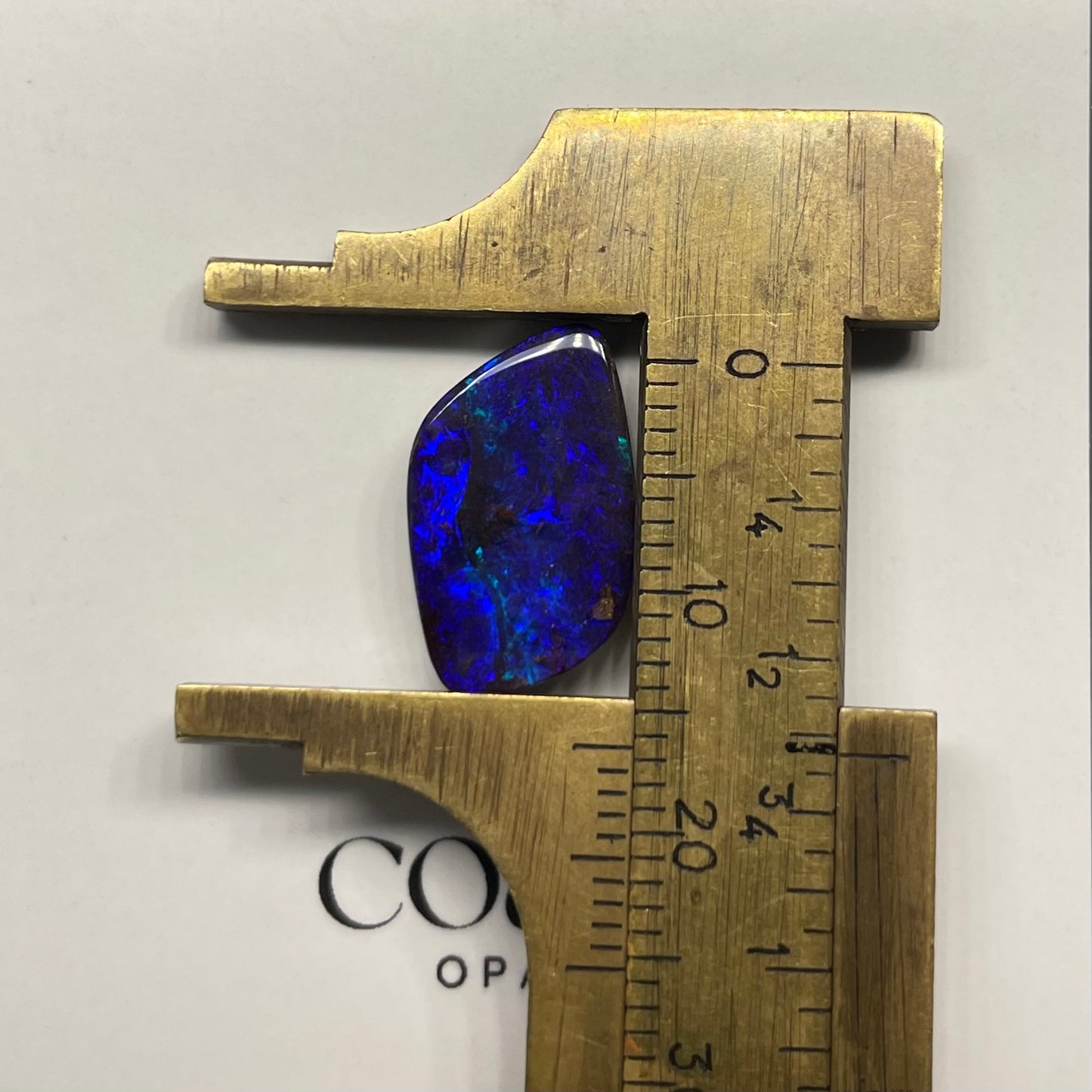 Deep blue Freeform boulder opal 5.50ct