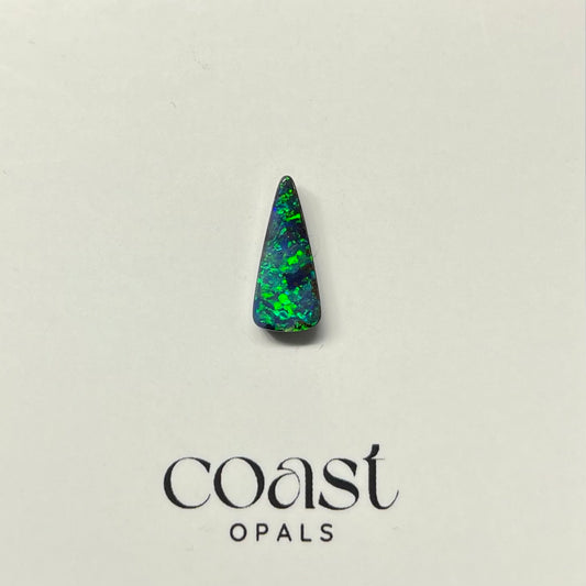 Green-Blue Tapered Boulder Opal 1.86ct