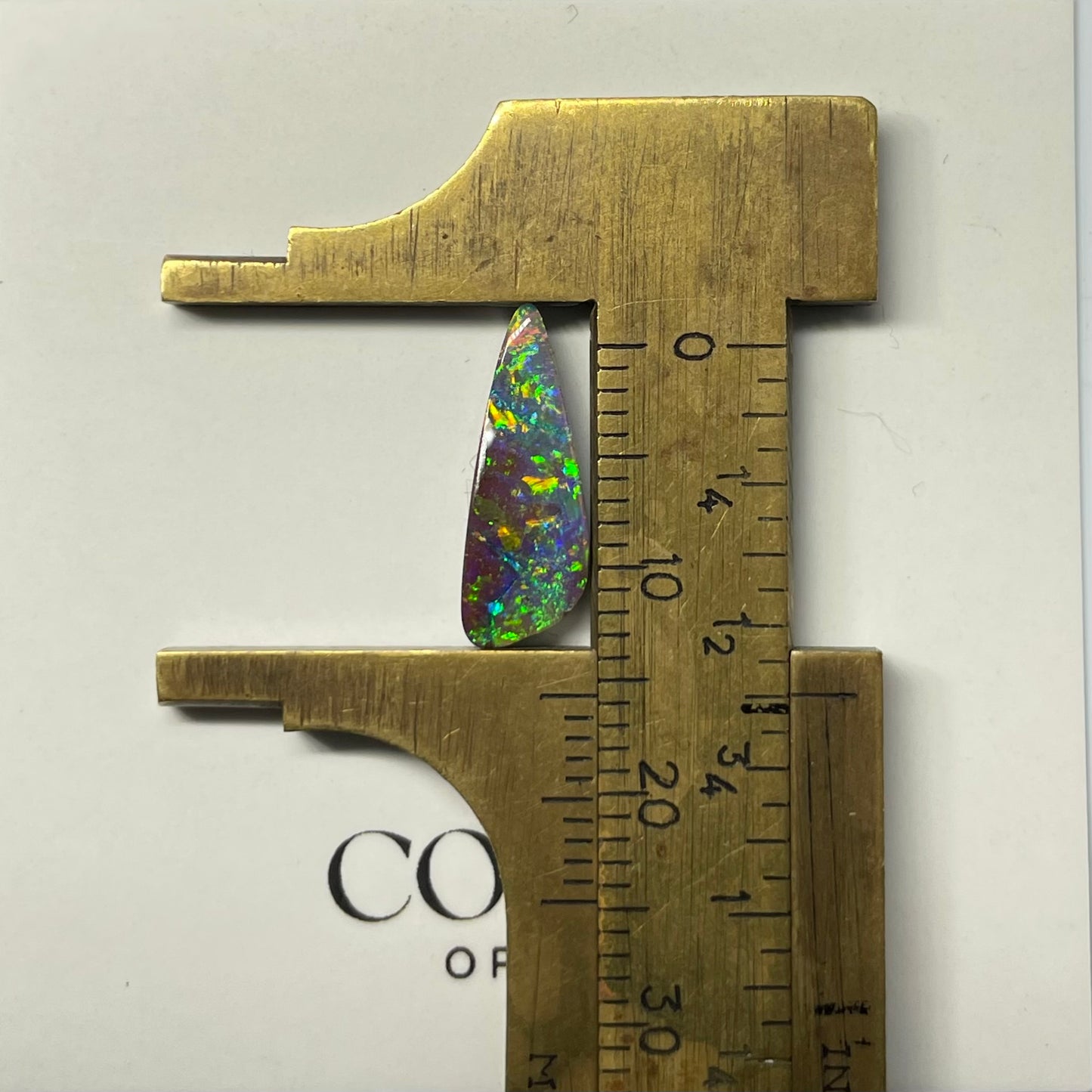 Multi-Color Freeform Boulder Opal 2.40ct