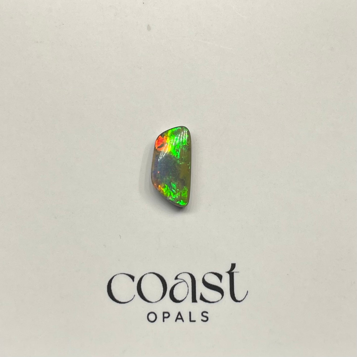 Red-Green Freeform Boulder Opal 1.68ct