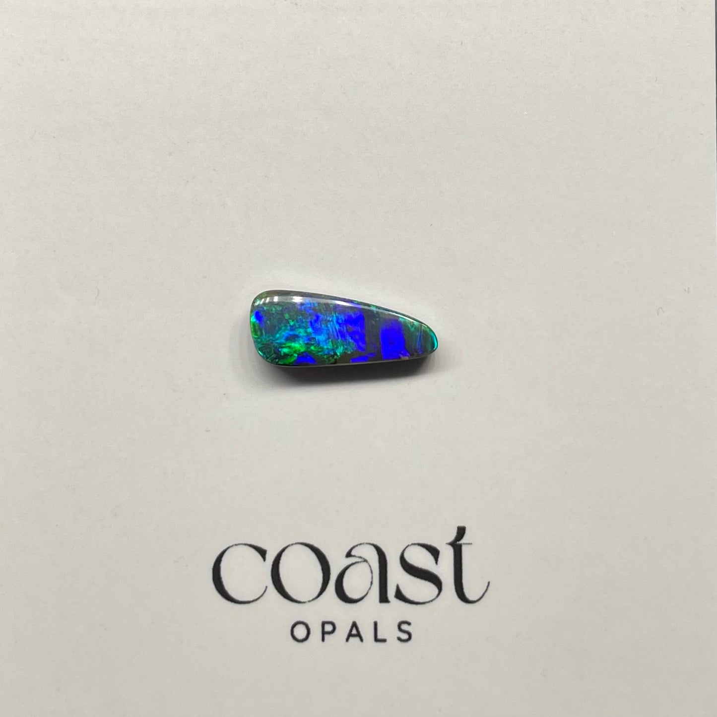 Blue-Green Freeform Boulder Opal 2.21ct