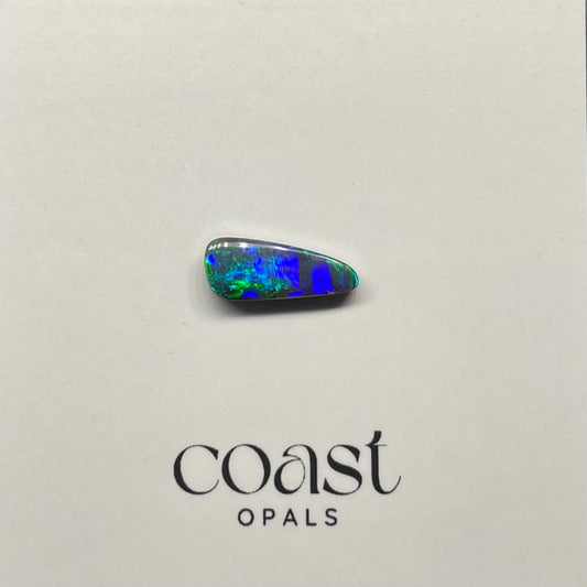 Blue-Green Freeform Boulder Opal 2.21ct