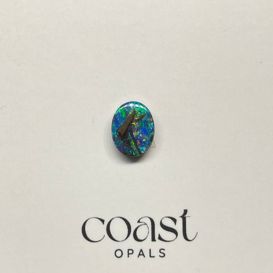 Green-blue calibrated boulder opal 1.82ct