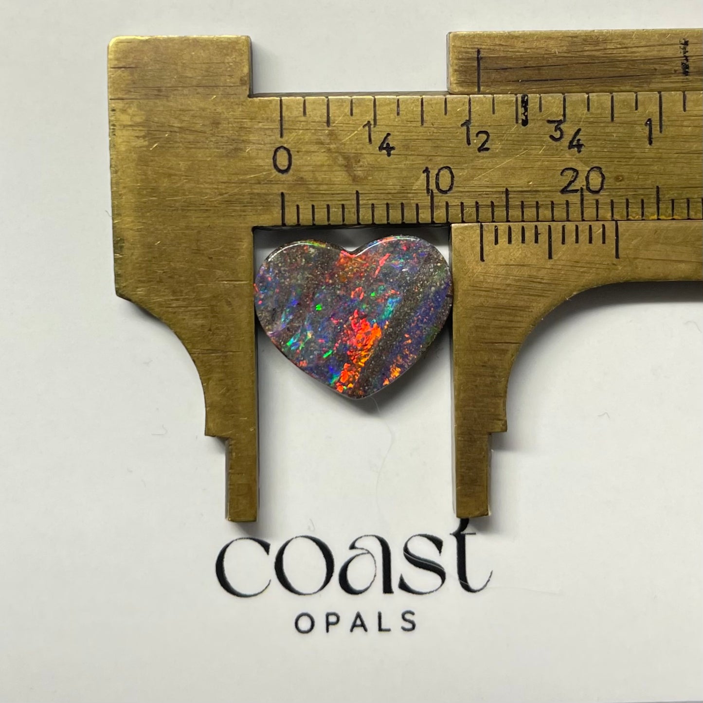 Red Heart boulder opal 4.40ct