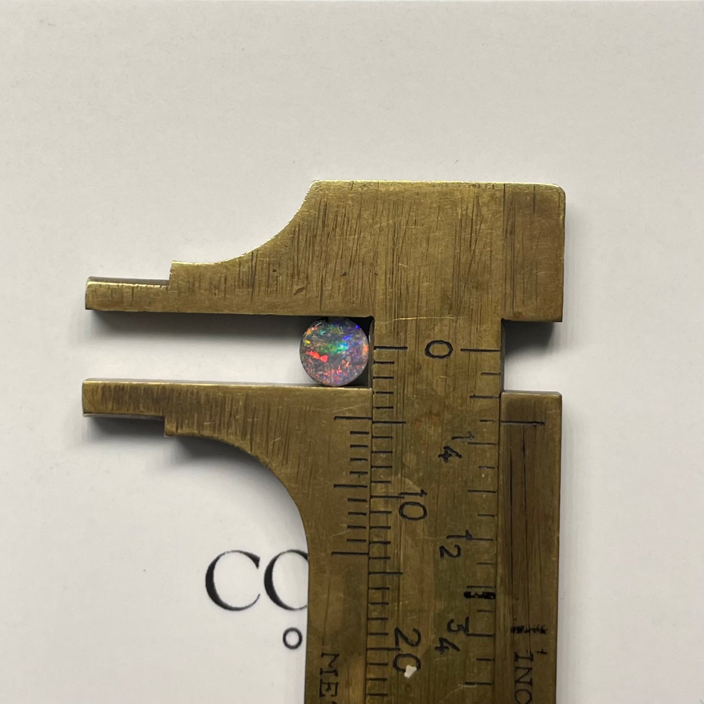 Pastel boulder opal round 0.49ct