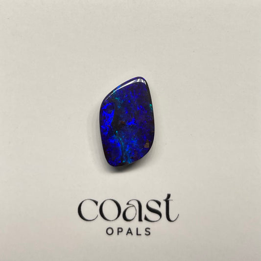 Deep blue Freeform boulder opal 5.50ct