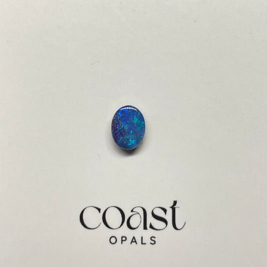 Blue calibrated boulder opal 1.28ct