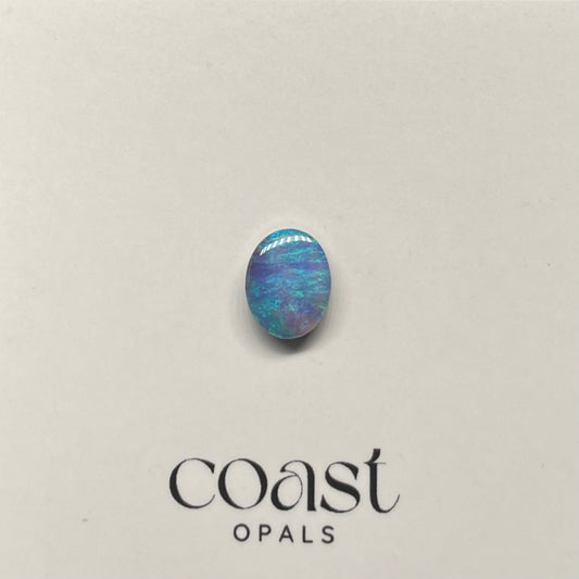 Blue calibrated boulder opal 1.90ct