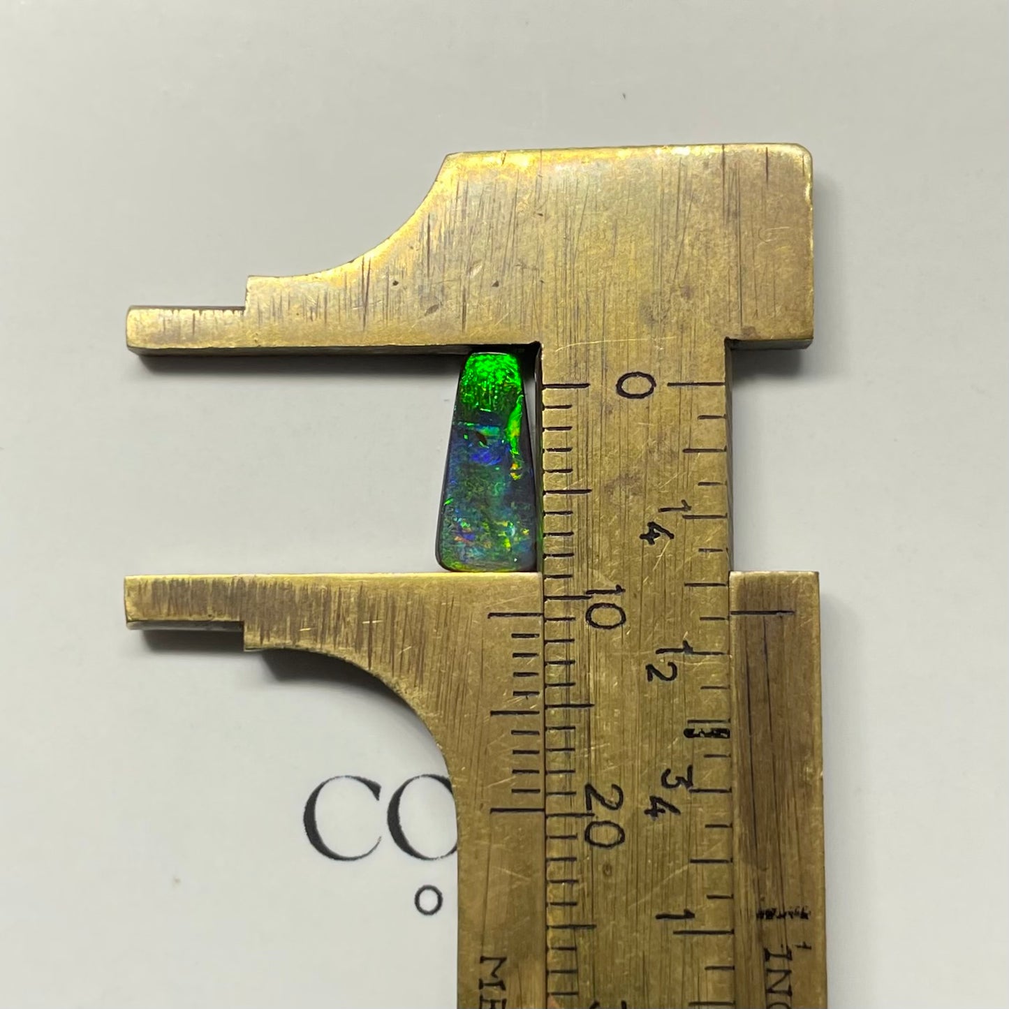 Green-Blue Freeform Boulder Opal 1.50ct