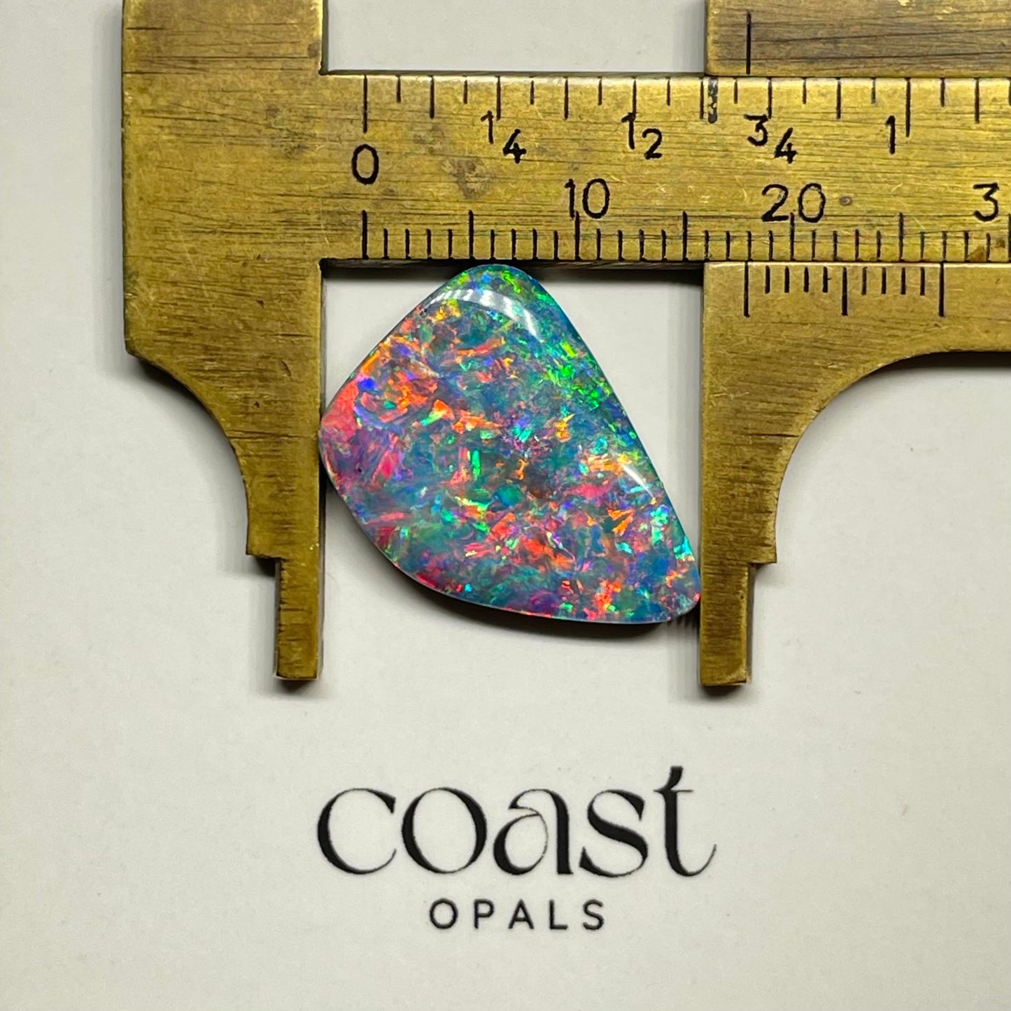 Multi-Color Triangular Boulder Opal 9.4ct