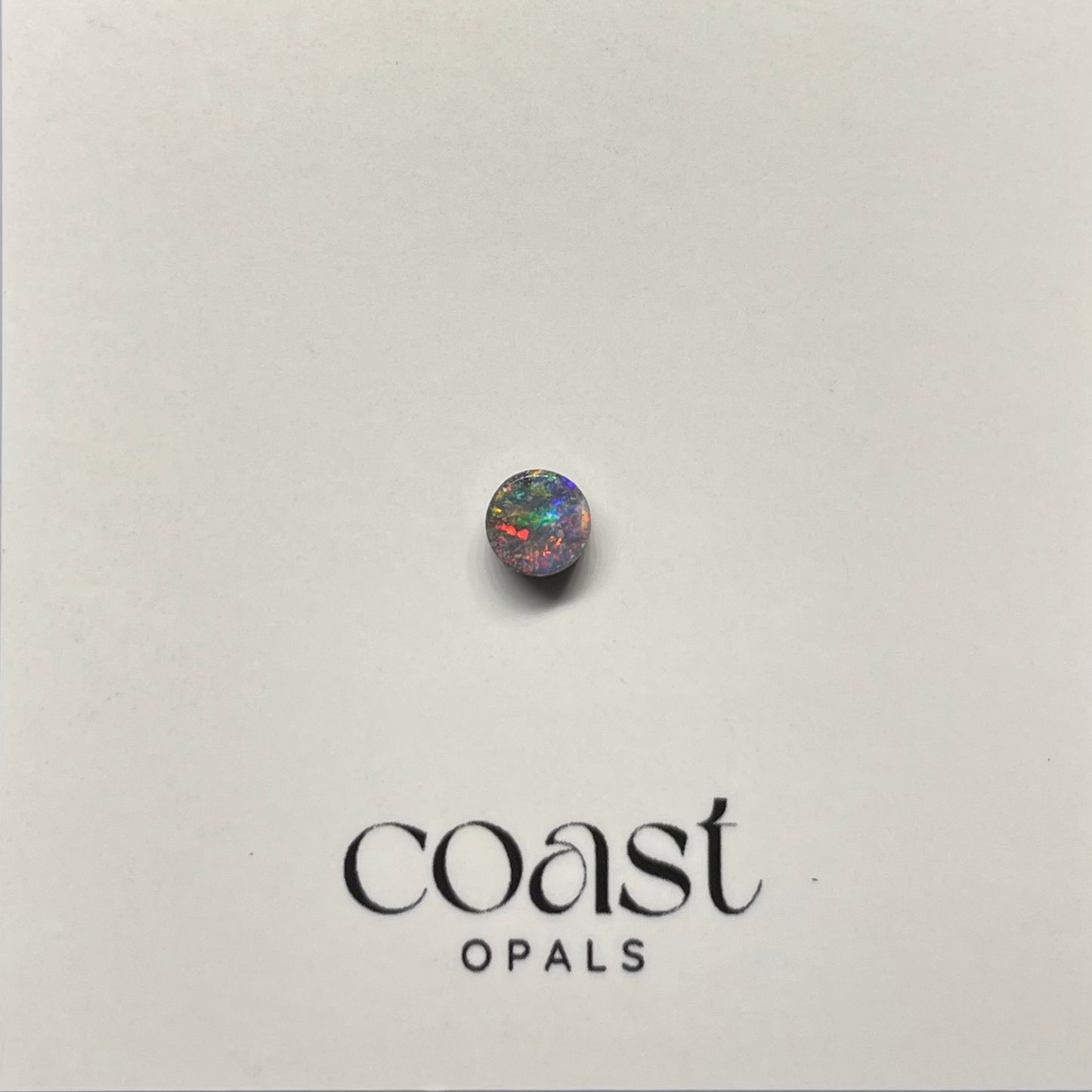 Pastel boulder opal round 0.49ct