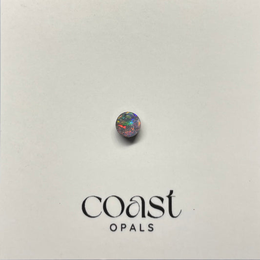 Pastel boulder opal round 0.49ct