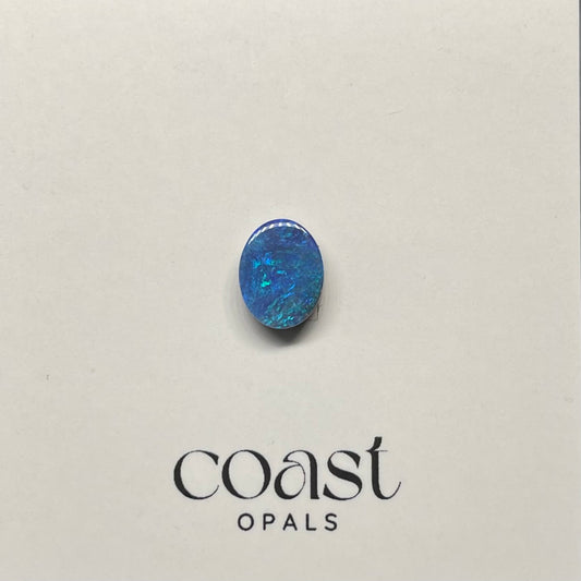 Blue calibrated boulder opal 2.82ct