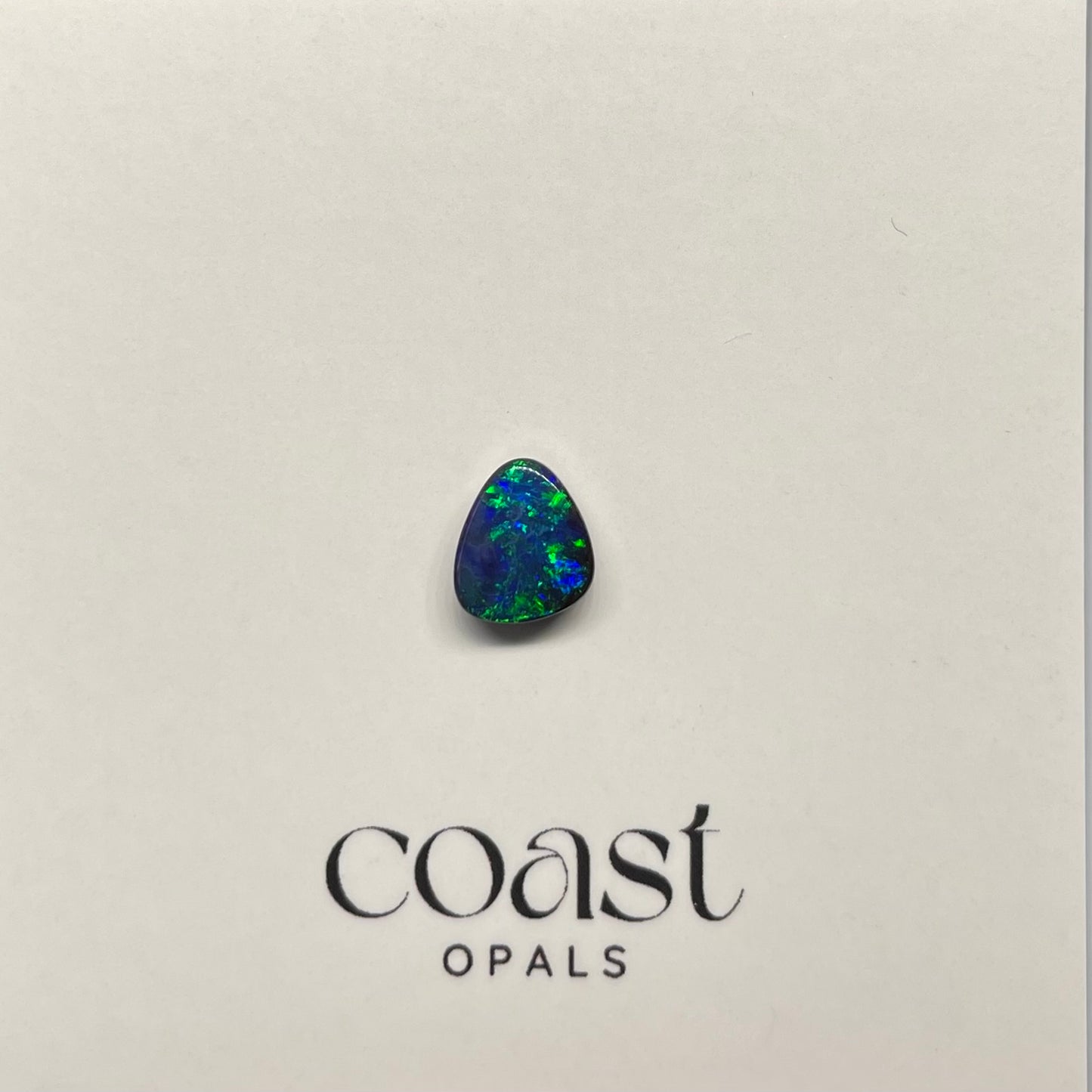 Blue-Green Triangular Boulder Opal 1.33ct