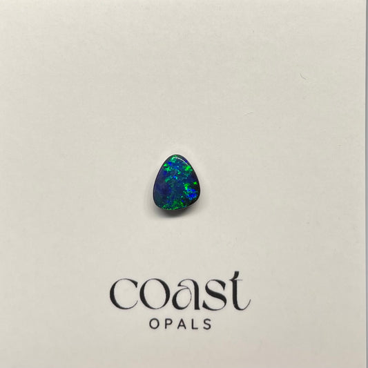 Blue-Green Triangular Boulder Opal 1.33ct