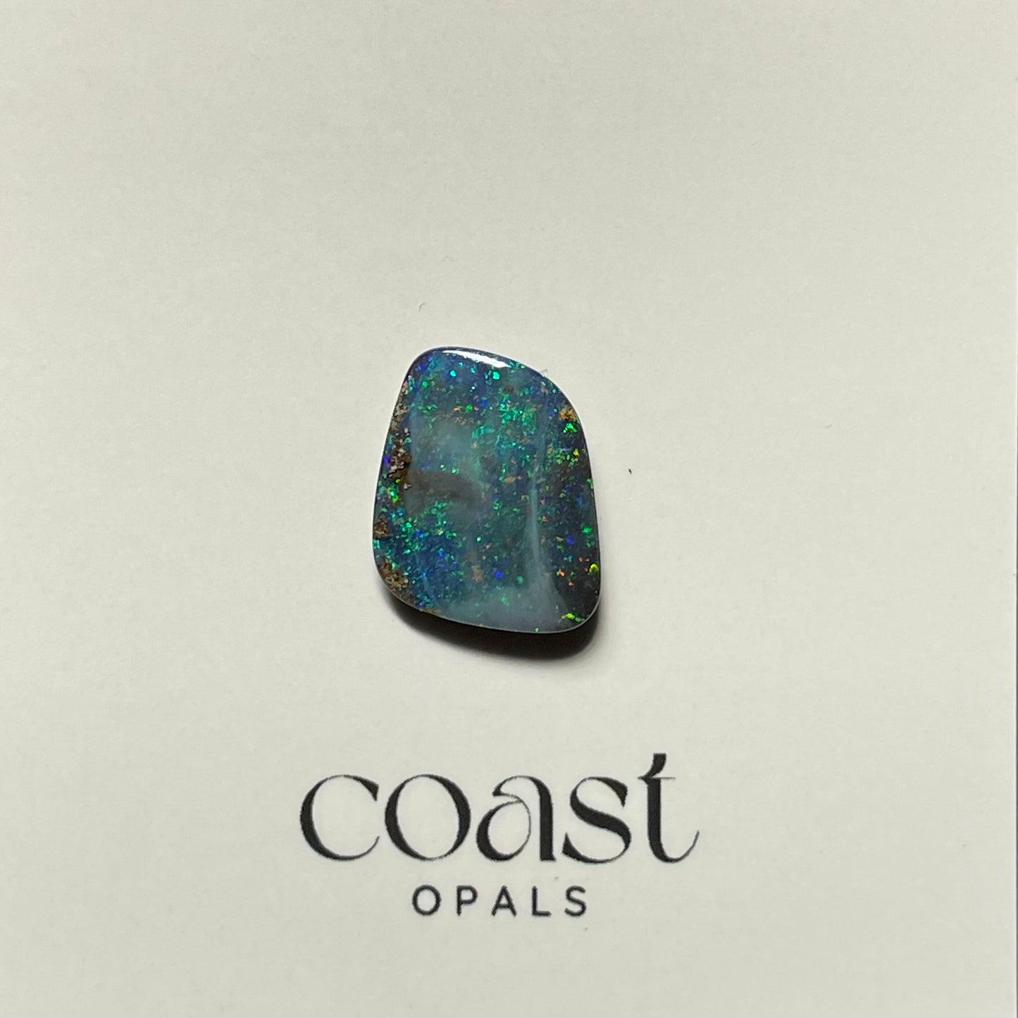 Freeform - Aqua boulder opal 3.7ct