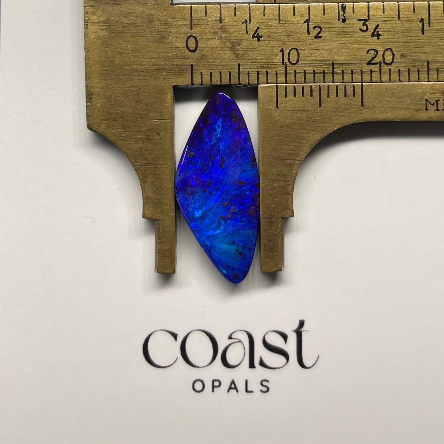 Deep blue Freeform boulder opal 5.90ct