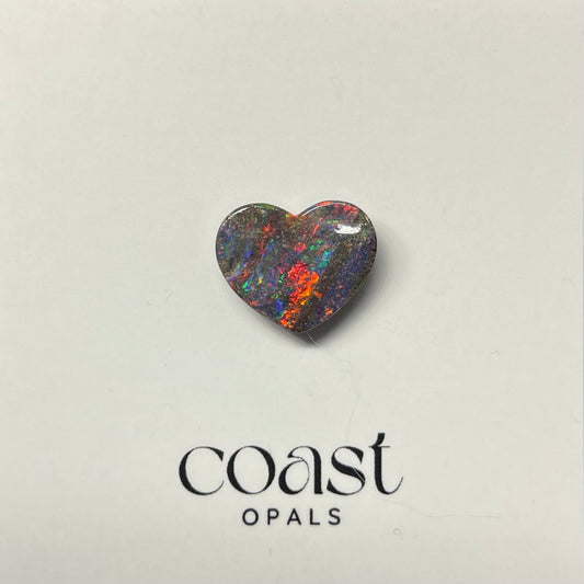 Red Heart boulder opal 4.40ct