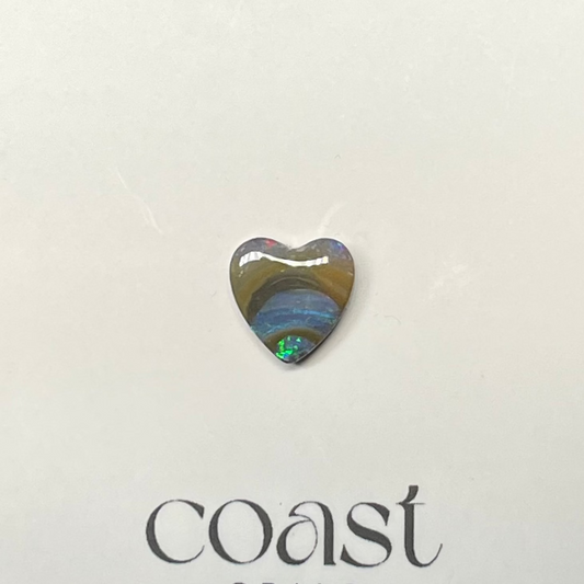 Heart -A tiny heart with a universe inside it. 1.5ct